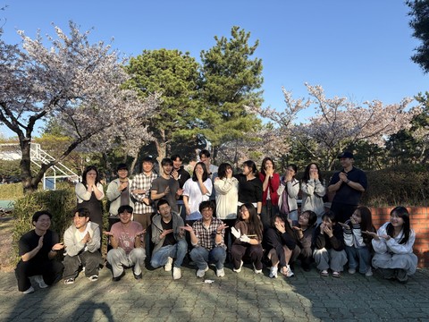 Barbecue Party for Professor Park's Student Team in April