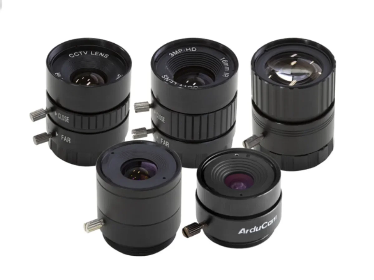 Arducam CS-Mount Lens Kit (5 pcs, 6–25 mm)